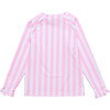 Pink Stripe LS Rash Top - Rash Guards - 2 - thumbnail