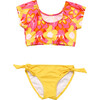 Pop of Sunshine Crop SS Rash Top Set - Two Pieces - 1 - thumbnail