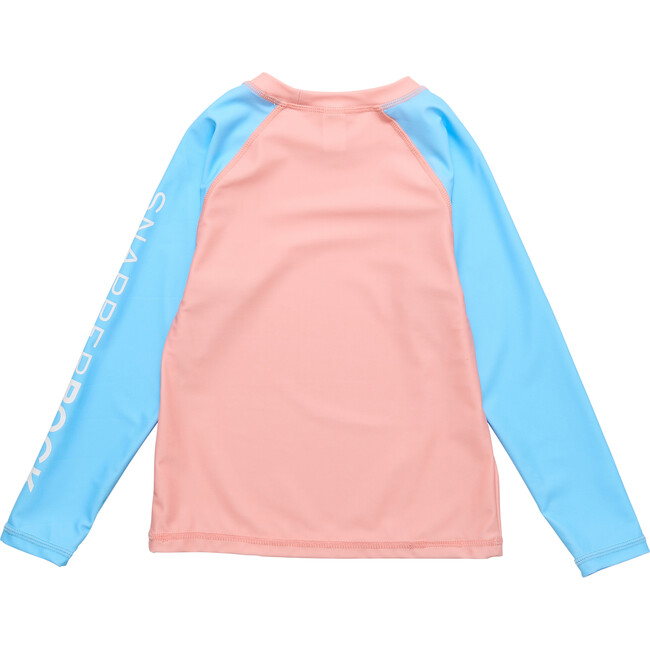 Peach Colorblock LS Rash Top - Rash Guards - 3