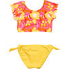 Pop of Sunshine Crop SS Rash Top Set - Two Pieces - 3 - thumbnail