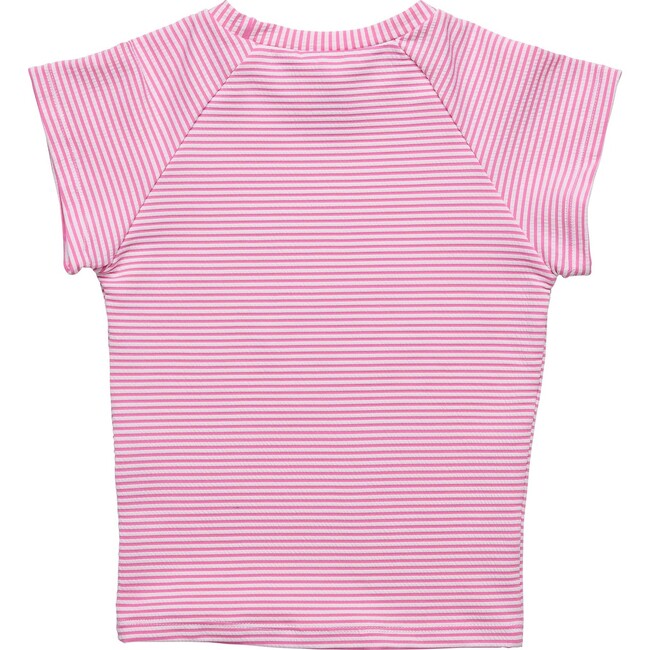 Raspberry Stripe SS Rash Top - Rash Guards - 3