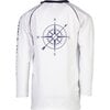 Compass White Long Sleeve Rash Top - Rash Guards - 2 - thumbnail