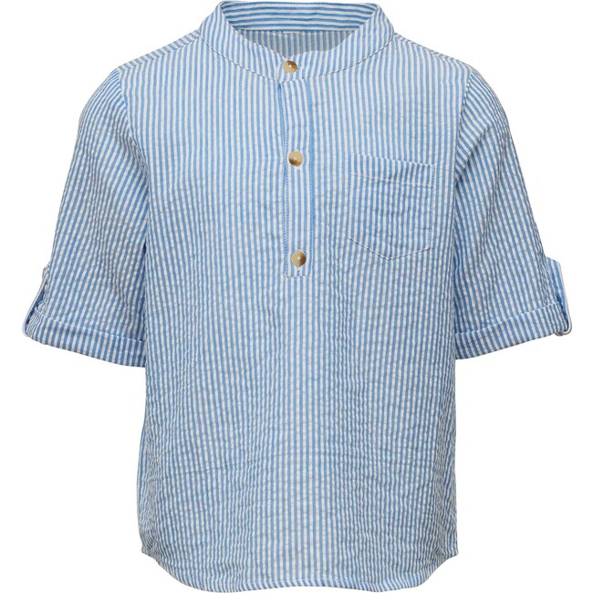 Frankie Seersucker Stripe Resort Shirt