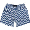 Denim Stripe Comfort Lined Swim Short - Swim Trunks - 3 - thumbnail