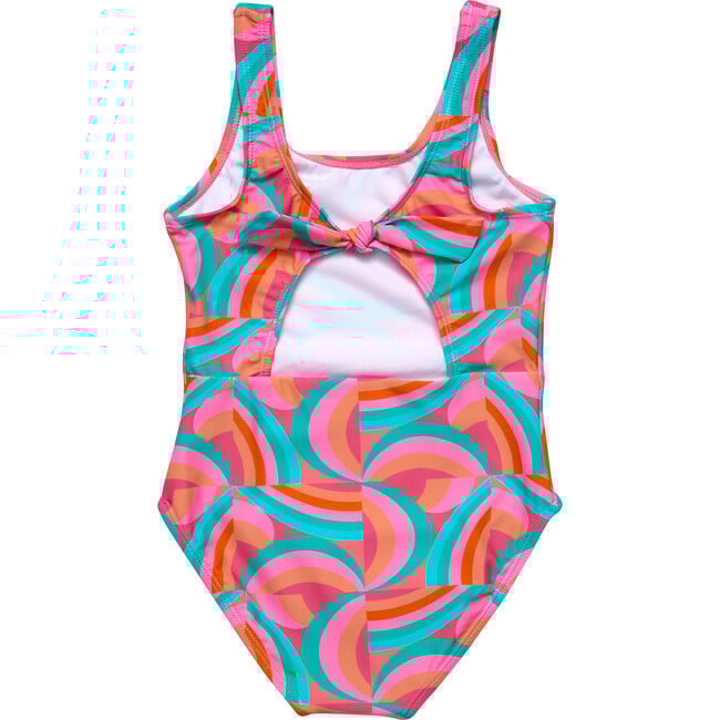 Geo Melon Sustainable Tie Back Swimsuit - One Pieces - 3