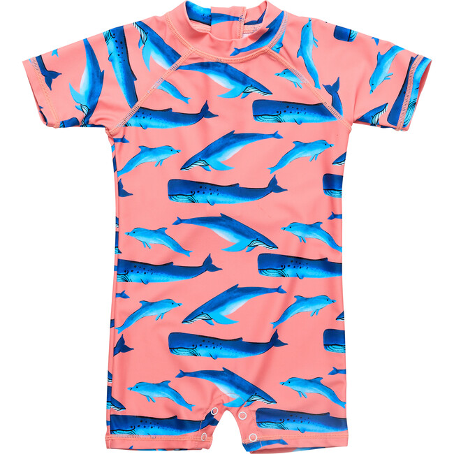 Whale Tail SS Sunsuit - Onesies - 1