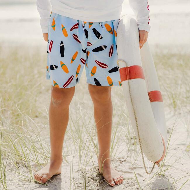 Retro Surf Volley Board Short - Swim Trunks - 5