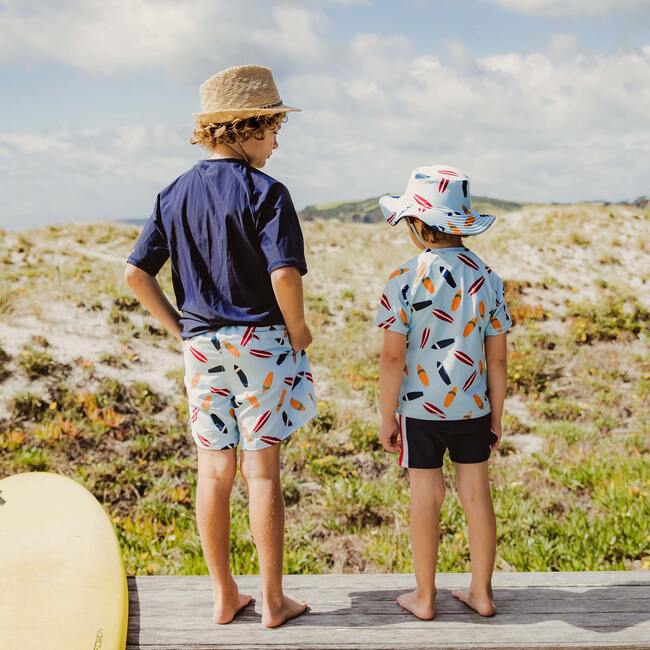 Retro Surf Volley Board Short - Swim Trunks - 8