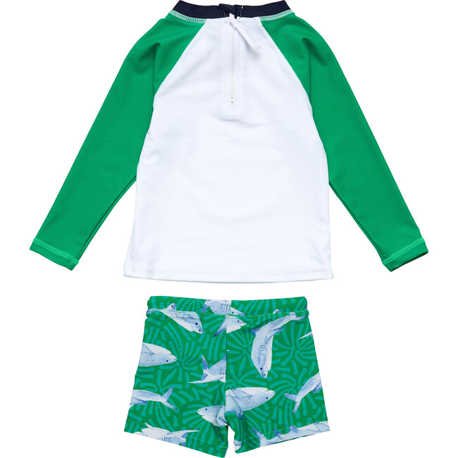Reef Shark LS Baby Set - Two Pieces - 3