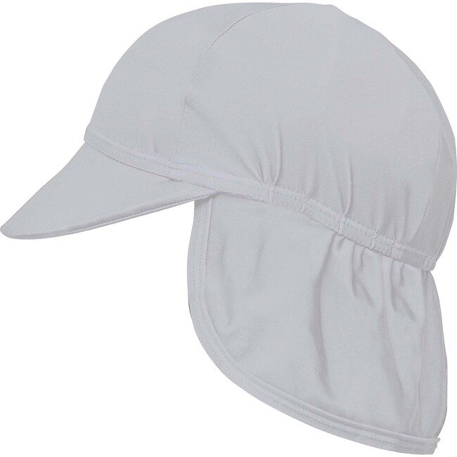 White Floating Flap Hat