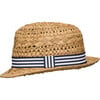 Beach Stripe Fedora - Hats - 3 - thumbnail