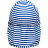 Denim Stripe Floating Flap Hat - Hats - 3 - thumbnail