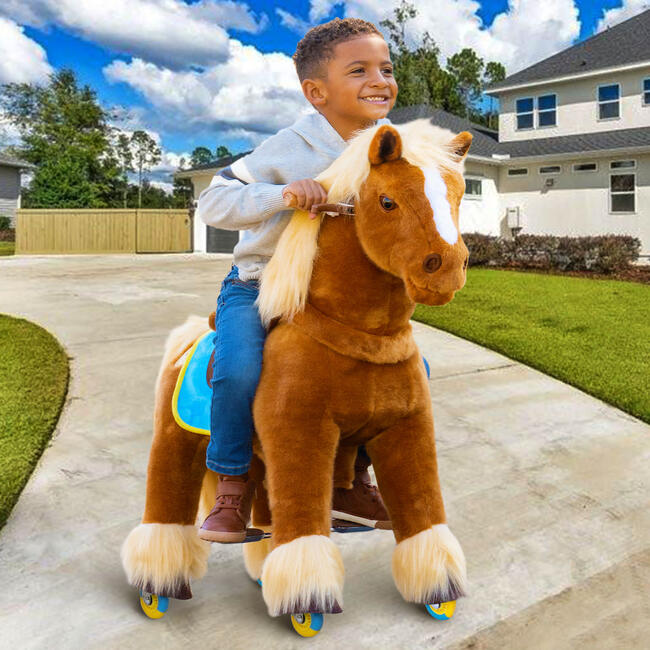 Model X - Brown Horse - Small - Ride-Ons - 3