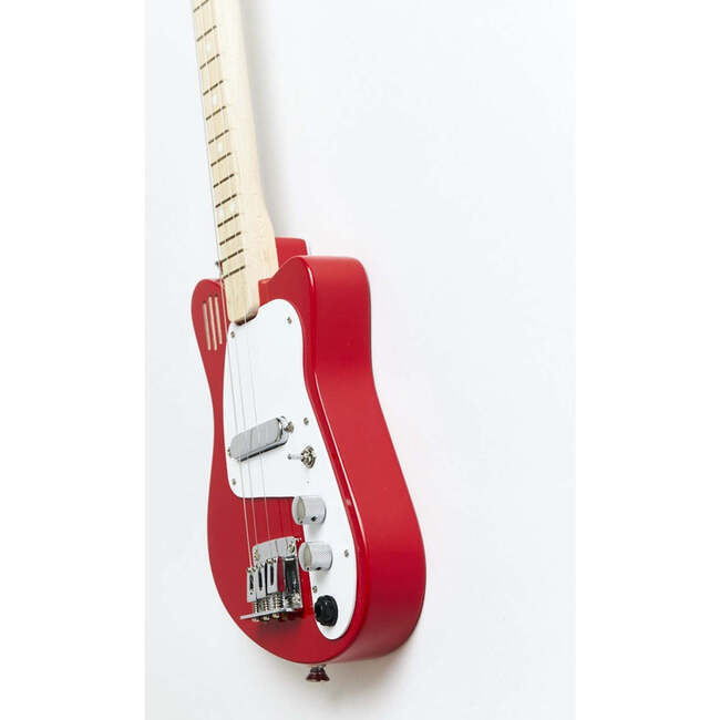 Loog Mini 3-String Electric Guitar, Red - Musical - 5