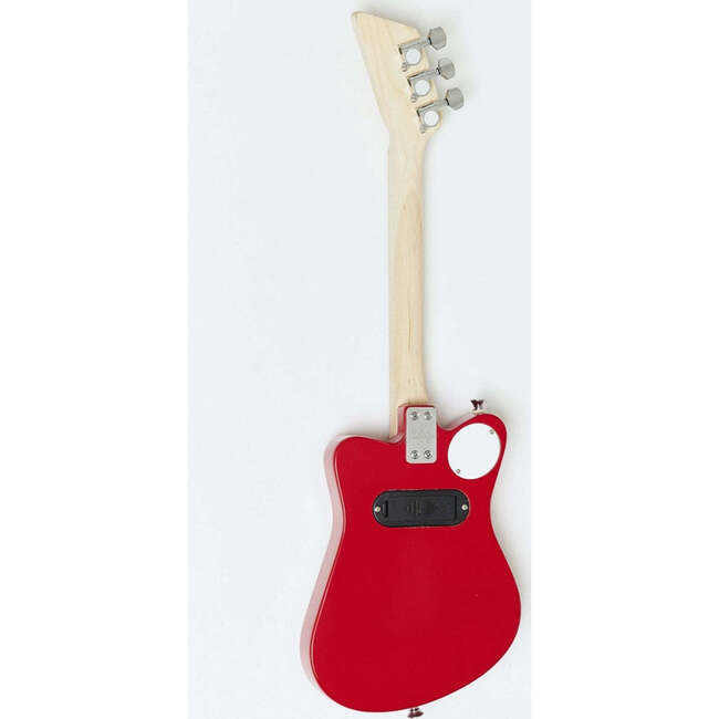 Loog Mini 3-String Electric Guitar, Red - Musical - 6