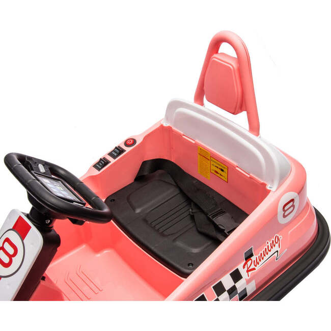 6V Freddo 1 Seater Bumper Kart for Toddlers (Pink) - Ride-Ons - 4