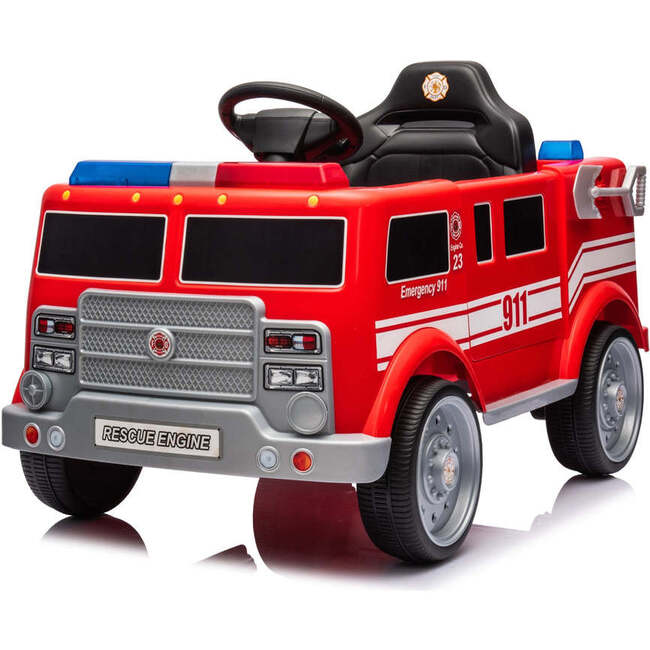12V Freddo Firetruck 1 Seater Ride on (Red)
