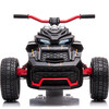 24V Freddo Spider 2 Seater Ride-On 3 Wheel Motorcycle (Black) - Ride-Ons - 2 - thumbnail