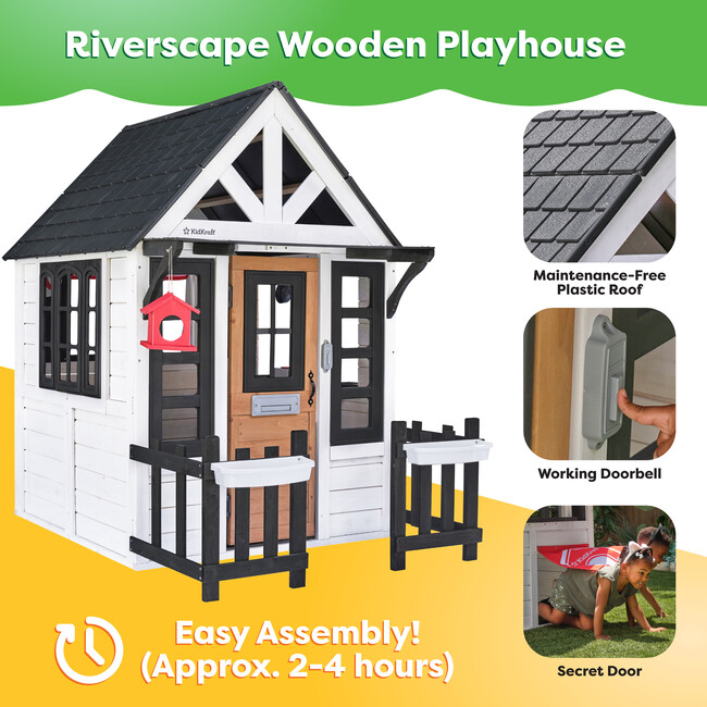 Riverscape Playhouse White - Outdoor Games - 3