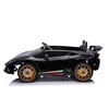 24V Lamborghini Huracan 2 Seater Kids' Electric Ride-On (Black) - Ride-Ons - 2 - thumbnail