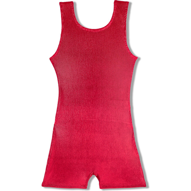 Red Dizzy Velvet Playsuit