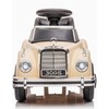 6V Mercedes Benz 300S 1 Seater Mini Ride-On Car for Kids (Beige) - Ride-Ons - 3