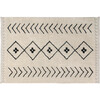 Bereber Rhombs Washable Rug, Natural - Rugs - 1 - thumbnail