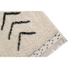 Bereber Rhombs Washable Rug, Natural - Rugs - 3 - thumbnail