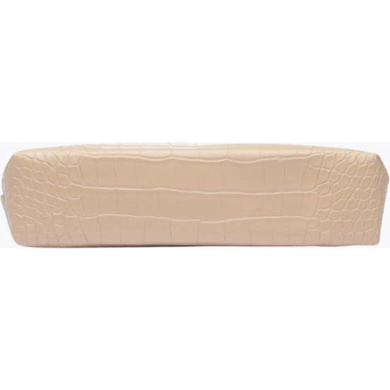 Insulated Small Snack Pouch, Cream Croc - Lunchbags - 4