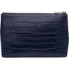 Insulated Small Snack Pouch, Navy Croc - Lunchbags - 3