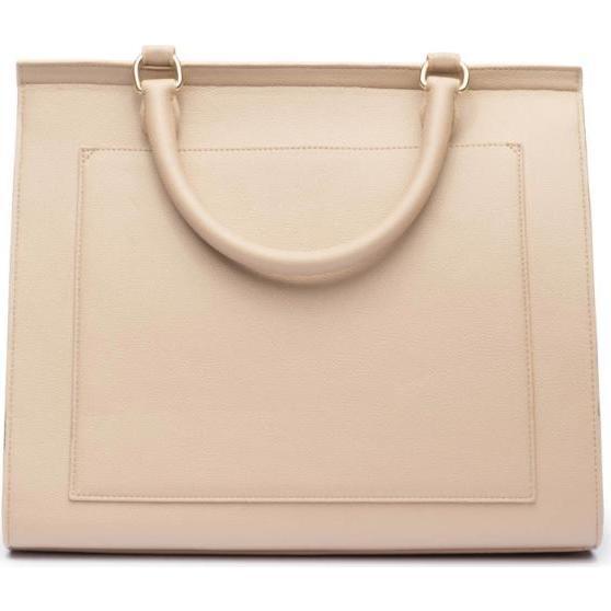 Large, Insulated, Chic Lunchbox, Cream - Lunchbags - 3