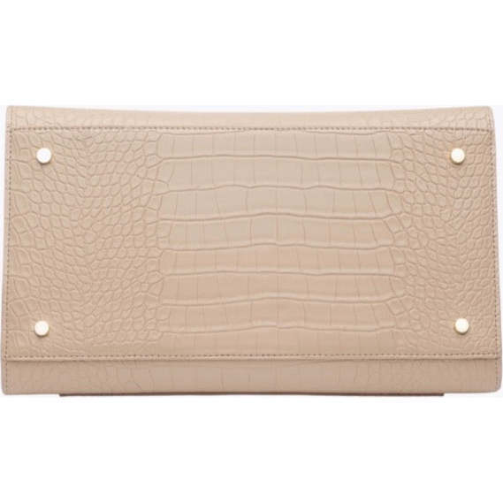 Large, Insulated, Chic Lunchbox, Cream Croc - Lunchbags - 4