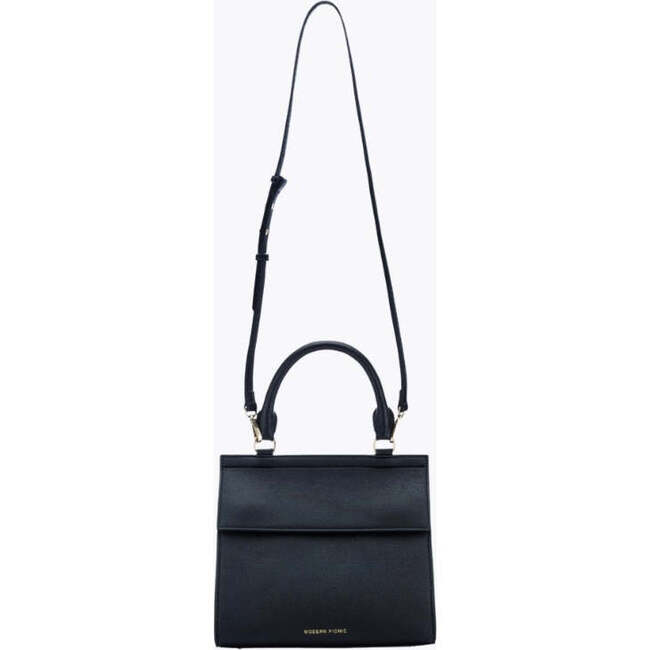 Medium Stylish, Chic Insulated Lunchbox, Black - Lunchbags - 5