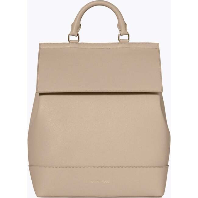 Chic, Stylish Padded Laptop Sleeve Backpack, Cream