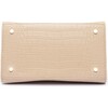 Medium Stylish, Chic Insulated Lunchbox, Cream Croc - Lunchbags - 5 - thumbnail