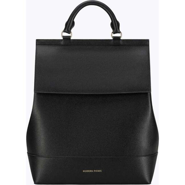 Chic, Stylish Padded Laptop Sleeve Backpack, Black