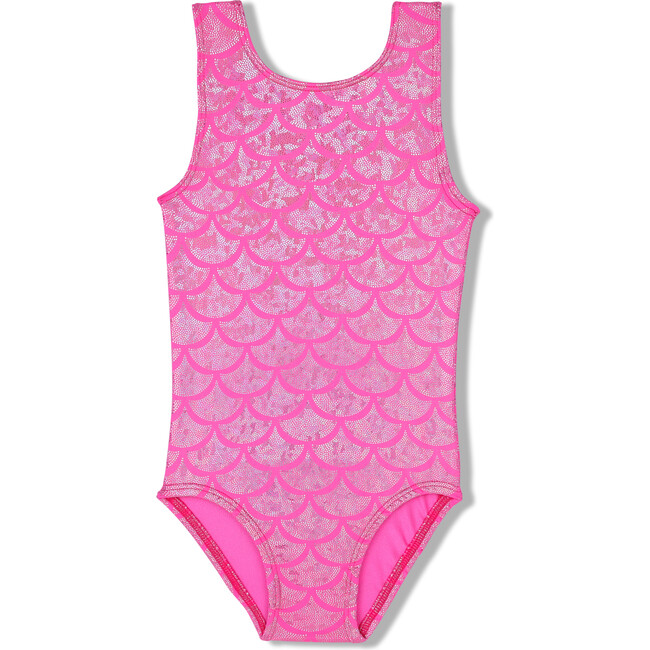Pink Shimmer Mermaid Leotard