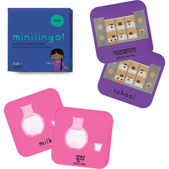 Minilingo, English/Hindi Flashcards