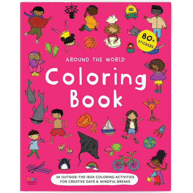 Around the World Coloring Book