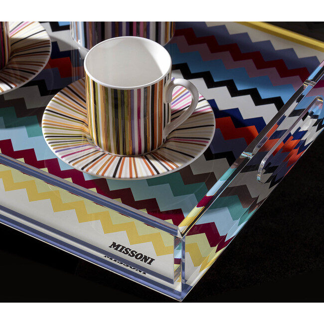 Tray Curt Vassoio Multicolor Medium Tray 9.8 X 13.8 In