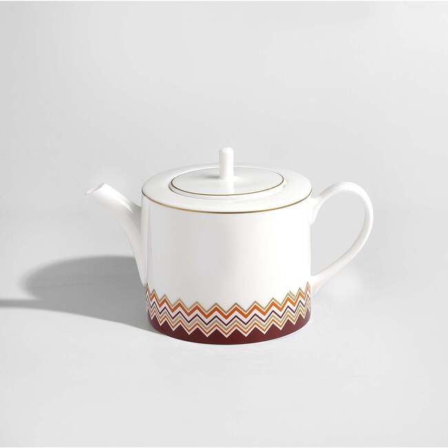 Tea Pot Or Coffee Pot Iconic  Multicolor Diam. 4.75", H 5"