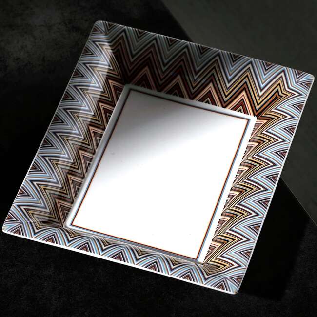 Tray Zig Zag Rectangular Large In Luxury Box Jarris 148 8.5" X 6.75"