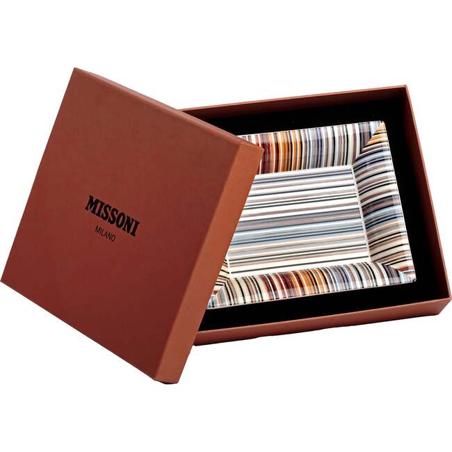 Tray Stripes Rectangular Large In Luxury Box Jenkins 148 8.5" X 6.75" - Accents - 4