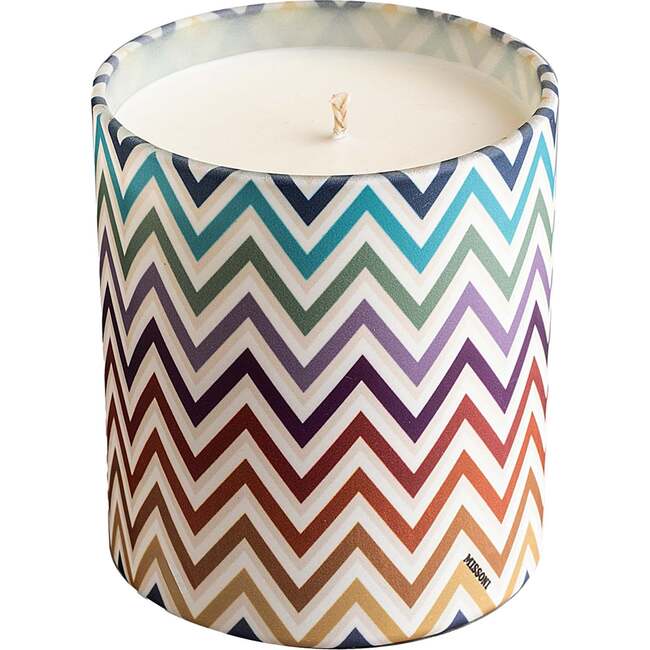 Scented Candle Watamu Zig Zag 220Gr  Diam. 3.3", H 3.5"