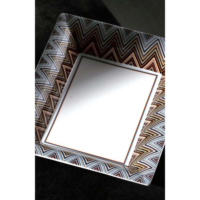 Tray Zig Zag Rectangular Large In Luxury Box Jarris 148 8.5" X 6.75" - Accents - 5