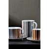 Tea Cup & Saucer Stripes Set of 2 In Luxury Box Jenkins 148 Diam. 3.3", H 2.3", Cap. 7.5 Oz, Saucer Diam. 6" - Tableware - 5