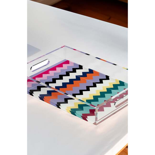 Tray Riverbero Vassoiio Multicolor Medium Tray 9.8 X 13.8 In - Accents - 6