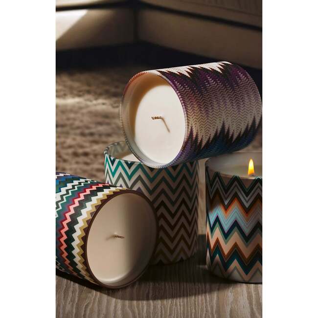 Scented Candle Watamu Zig Zag 220Gr  Diam. 3.3", H 3.5" - Candles - 6