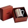 Mug Cup Stripes In Luxury Box Jenkins 148 Diam. 3", H 3.9", Cap. 12.5 Oz - Tableware - 1 - thumbnail