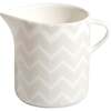 Creamer Zig Zag  White Diam. 3.5", H 3.3" - Tableware - 1 - thumbnail